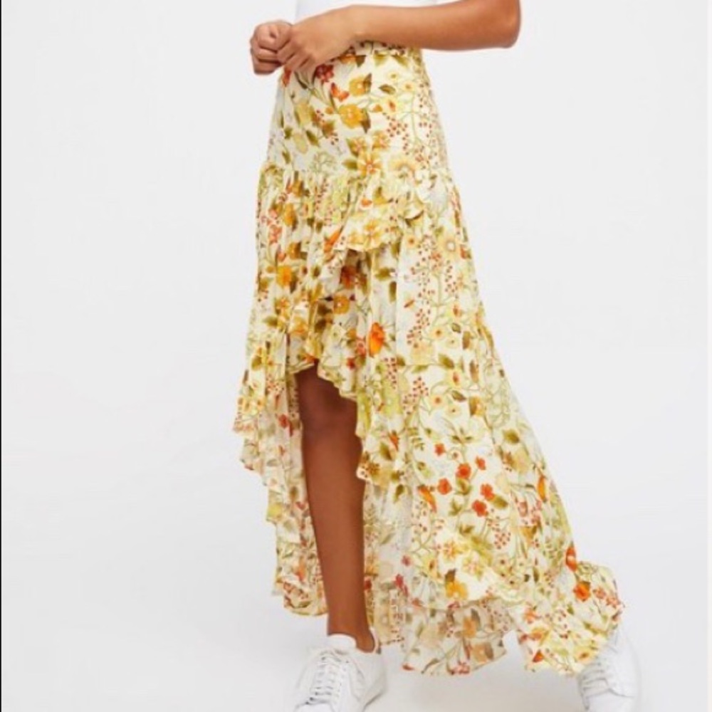 ❌SOLD❌Spell Gypsy Sayulita frill skirt BNWT